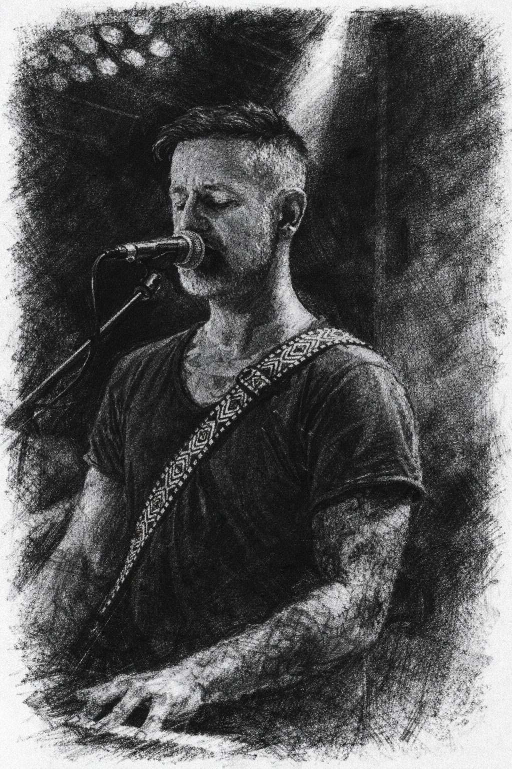 Michael Sysum performing
